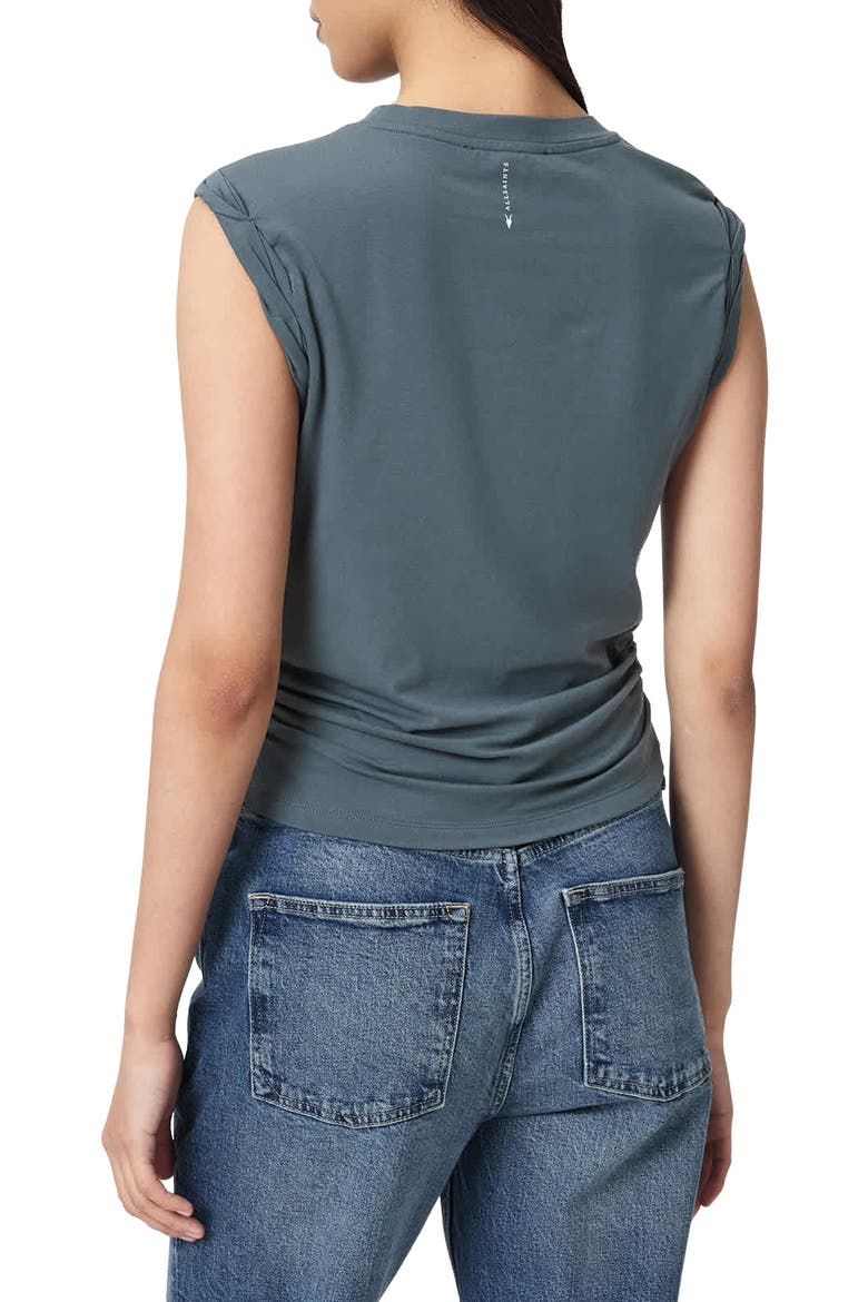 West Side Ruched Tank, Alternate, color, LUNAR BLUE