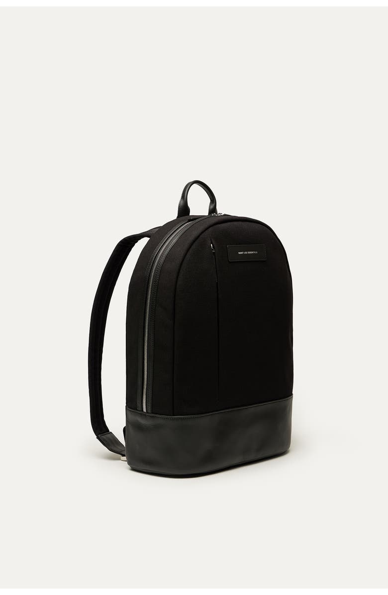 Want Les Essentiels Kastrup Organic Cotton Canvas Backpack, Alternate, color, Black
