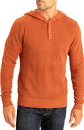 Threads 4 Thought Trim Fit Waffle Knit Henley Hoodie