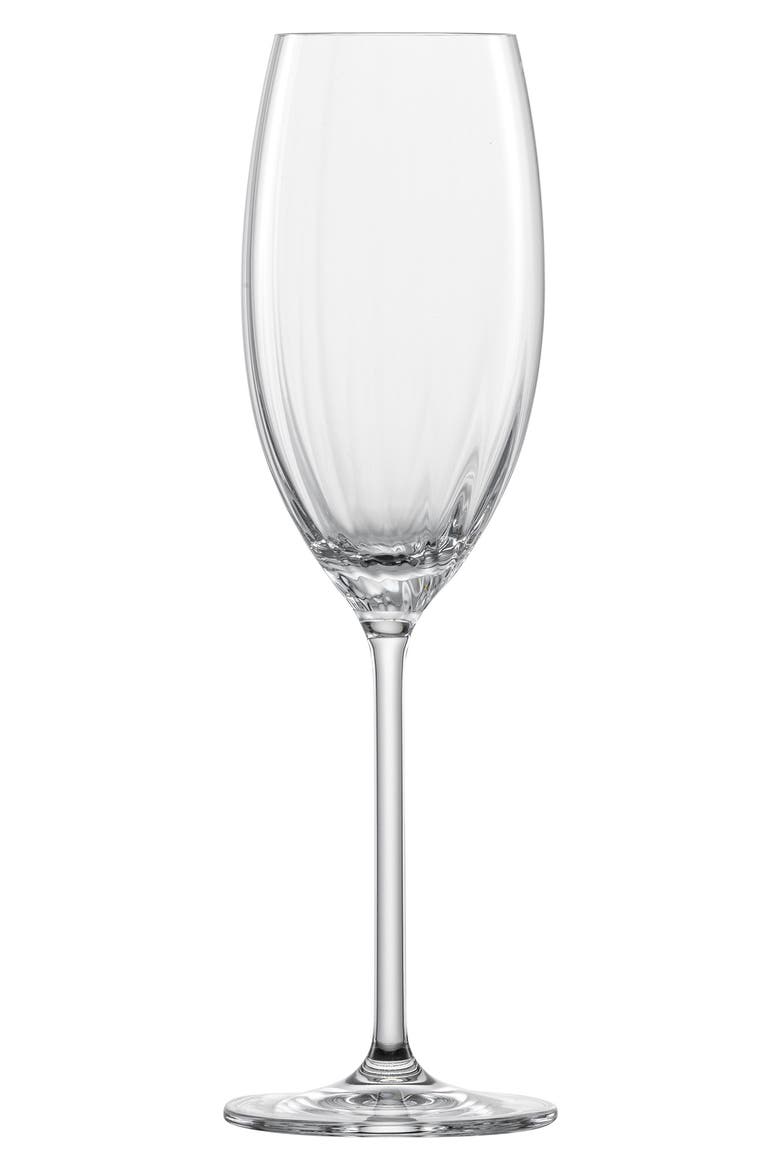 Prizma Set of 6 Champagne Glasses, Main, color, CLEAR