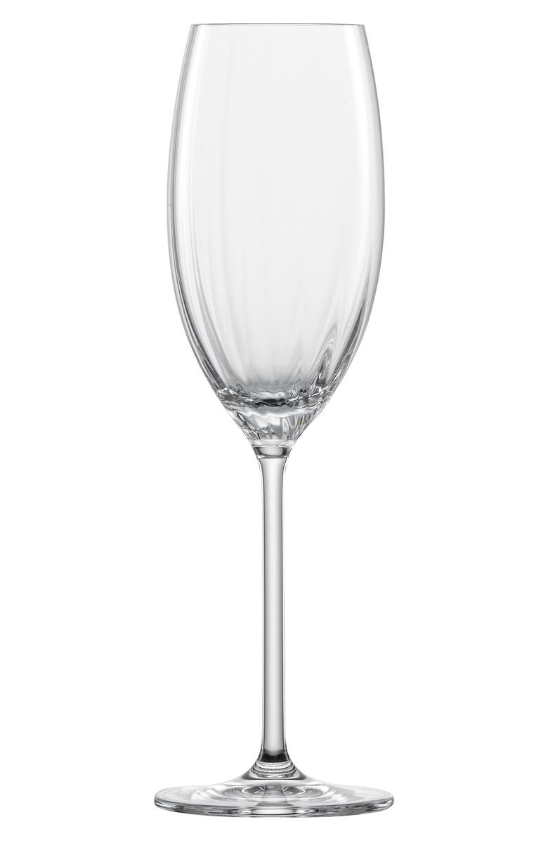 Schott Zwiesel Prizma Set of 6 Champagne Glasses, Main, color, Clear