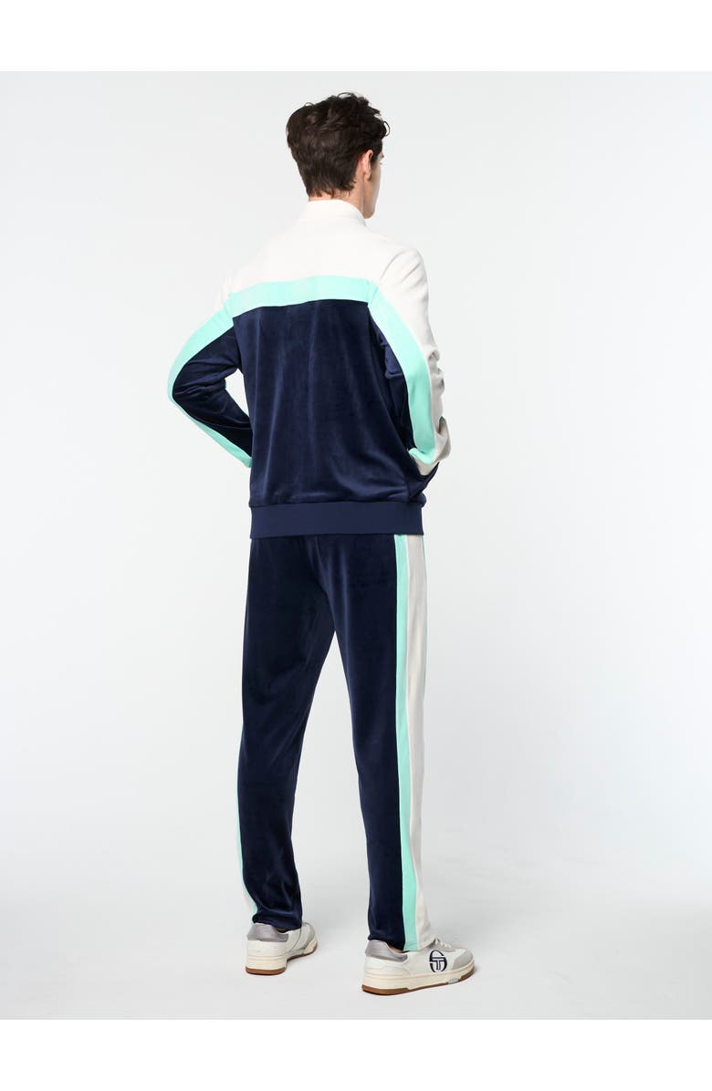Sergio Tacchini Lazaro Velour Track Jacket, Alternate, color, Maritime Blue