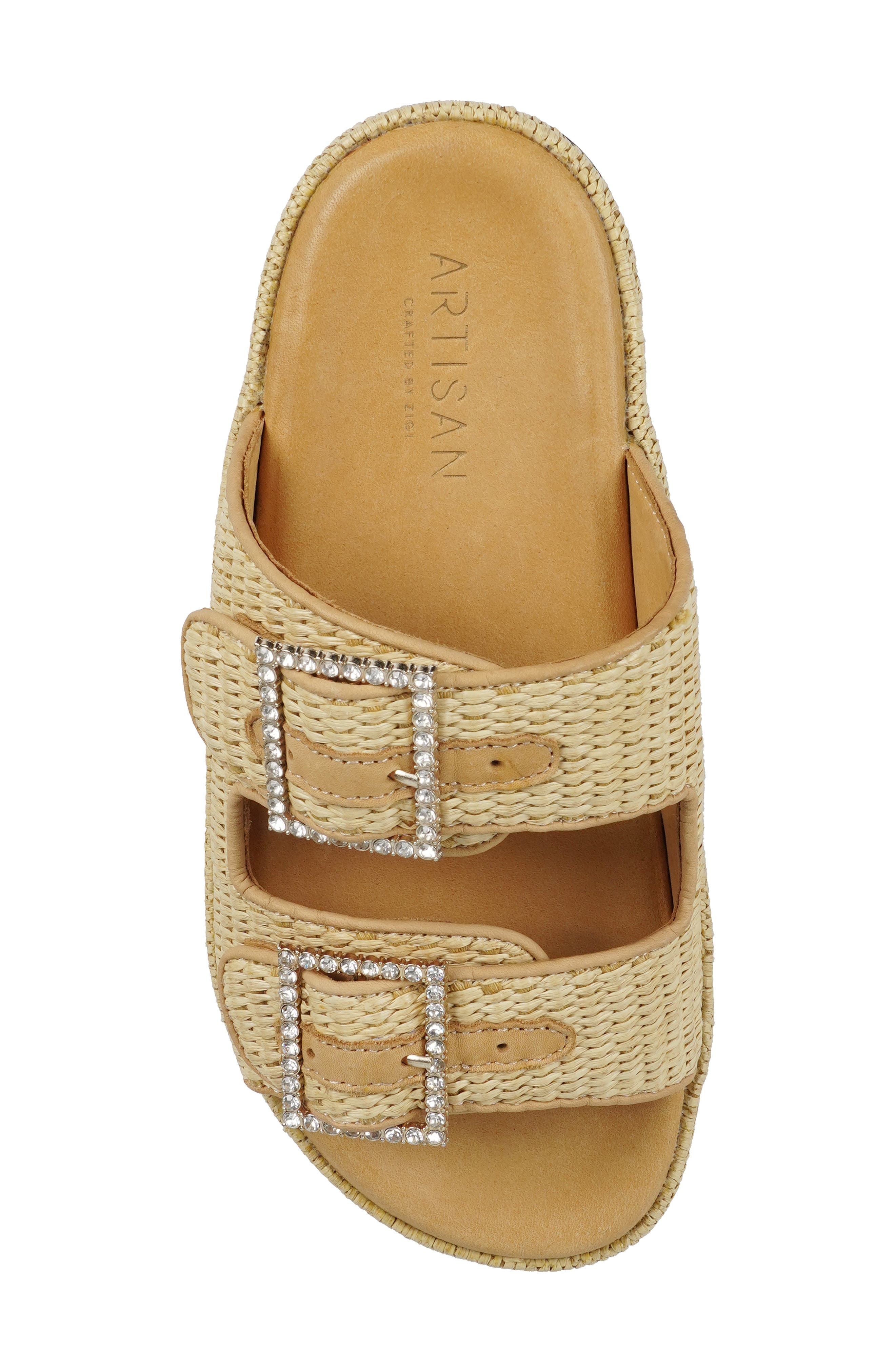 Reedie Two-Strap Sandal, Alternate, color, NATURAL