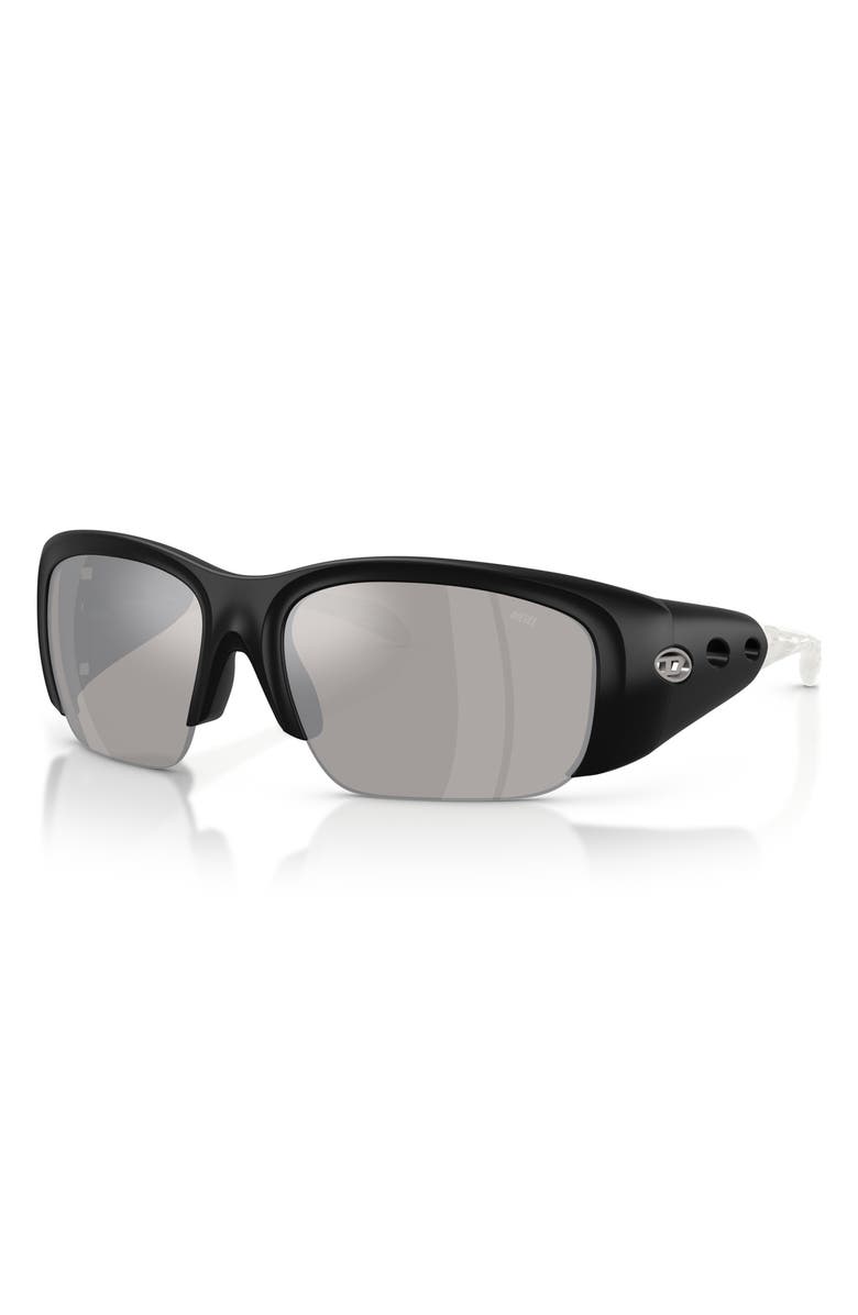 DIESEL<sup>®</sup> 62mm Oversize Mirrored Pillow Sunglasses, Alternate, color, 