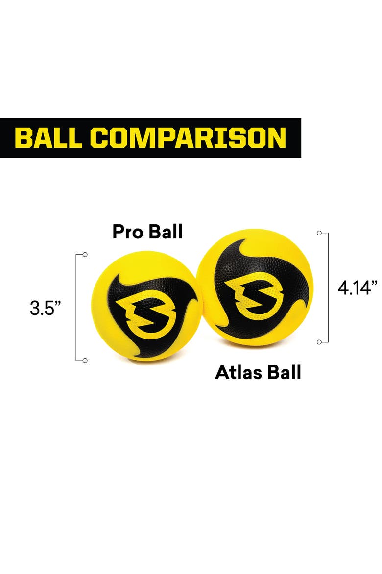 Atlas Balls 2 Pack, 4.14 Inch Roundnet Accessory, Alternate, color, Multicolored