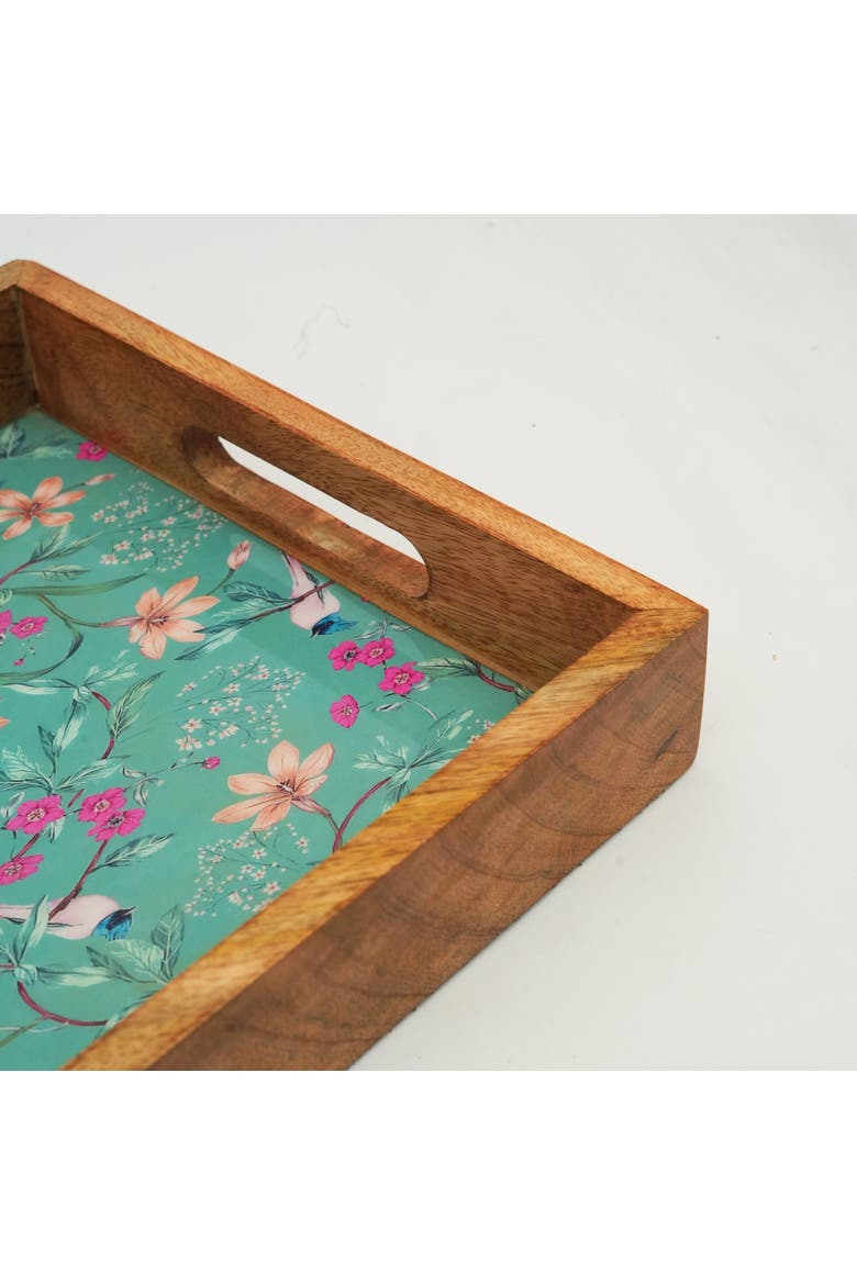 Aqua Flora Inlay Tray, Alternate, color, Aqua Flora