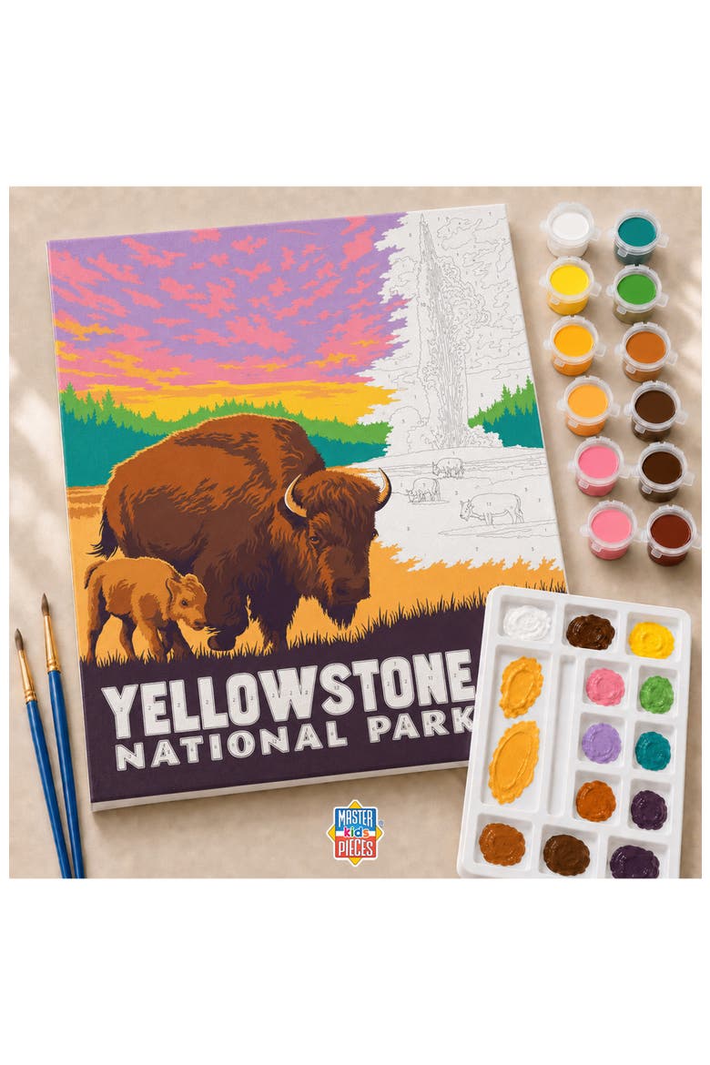 Yellowstone Paint by Number, Alternate, color, Multicolor