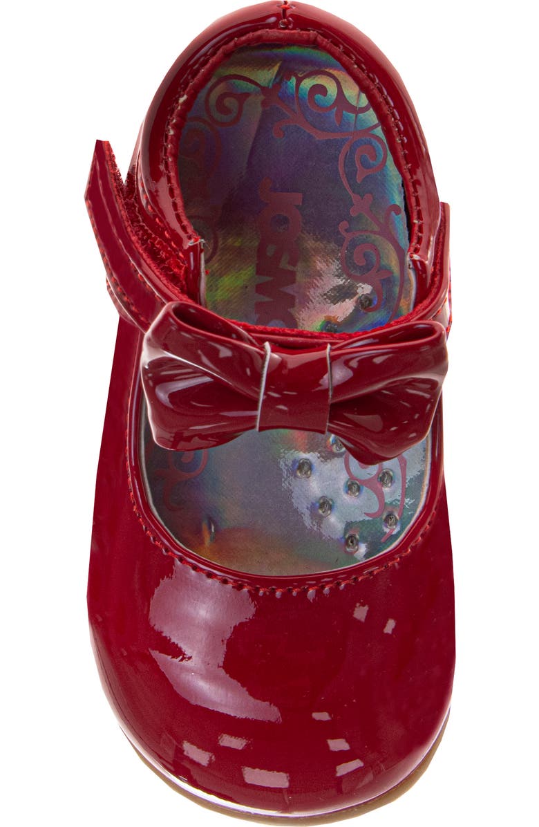 JOSMO Kids' Ankle Bow Flat, Alternate, color, Red Patent