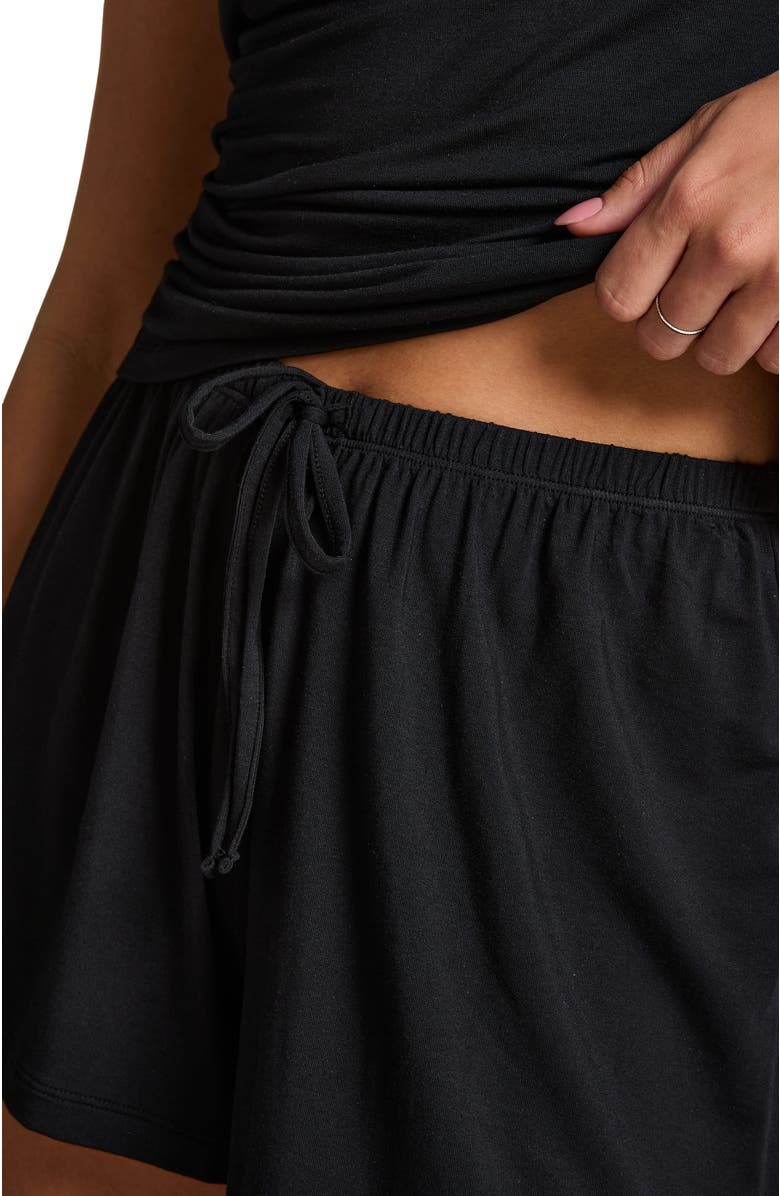 Hunkemöller Pyjama Set Jersey, Alternate, color, Black