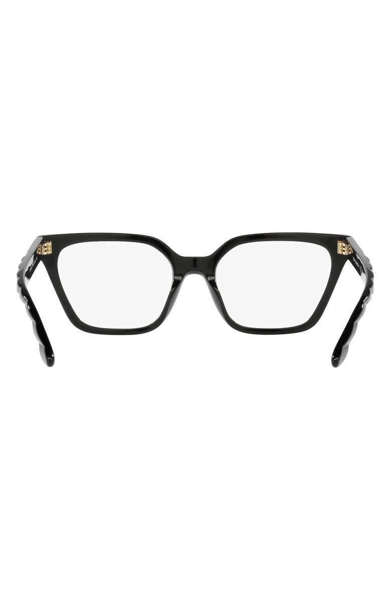 Tory Burch 53mm Rectangular Optical Glasses, Alternate, color, 