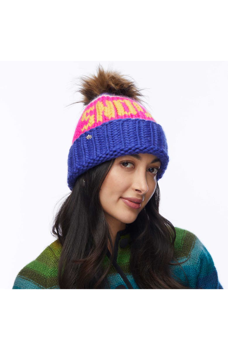Lele Sadoughi Snowmass Beanie, Alternate, color, Arctic Pink 650