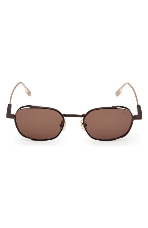 52mm Geometric Sunglasses