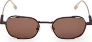 ZEGNA 52mm Geometric Sunglasses