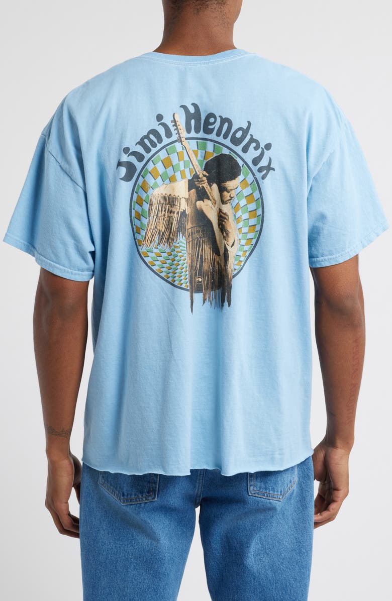 Merch Traffic Jimi Hendrix Are You Experienced Crop Graphic T-Shirt, Alternate, color, 