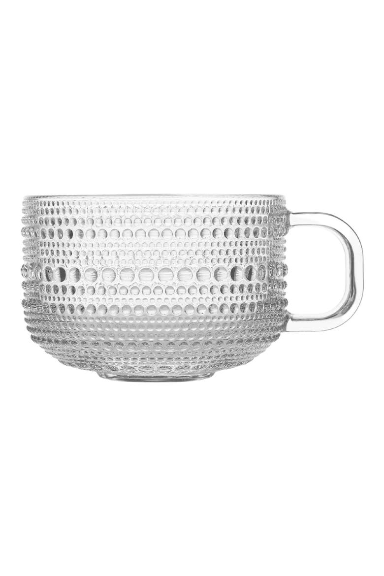Jupiter Set of 6 Tea/Cappuccino Cups, Alternate, color, CLEAR