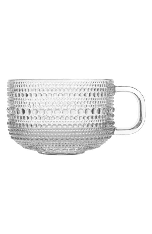 Fortessa Jupiter Set Of 6 Tea/cappuccino Cups In Clear