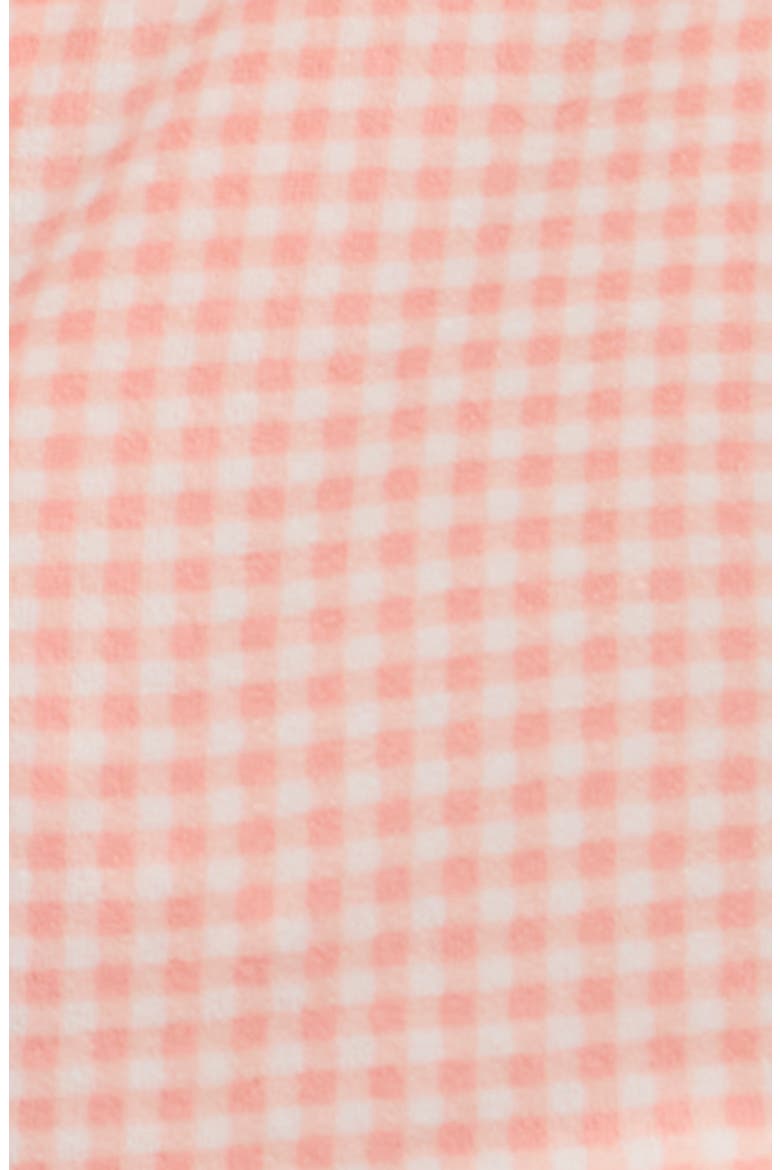 Kids; Cherry Gingham Cotton Blend Top & Shorts Set, Alternate, color, PINK