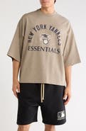 Fear of God Essentials x MLB Yankees American League Cotton Graphic T-Shirt
