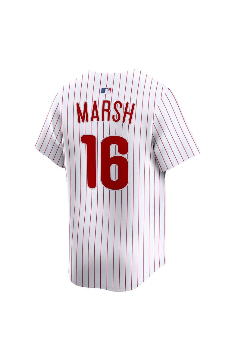 Nike Men's Nike Brandon Marsh White Philadelphia Phillies Home Limited Player Jersey, Alternate, color, 