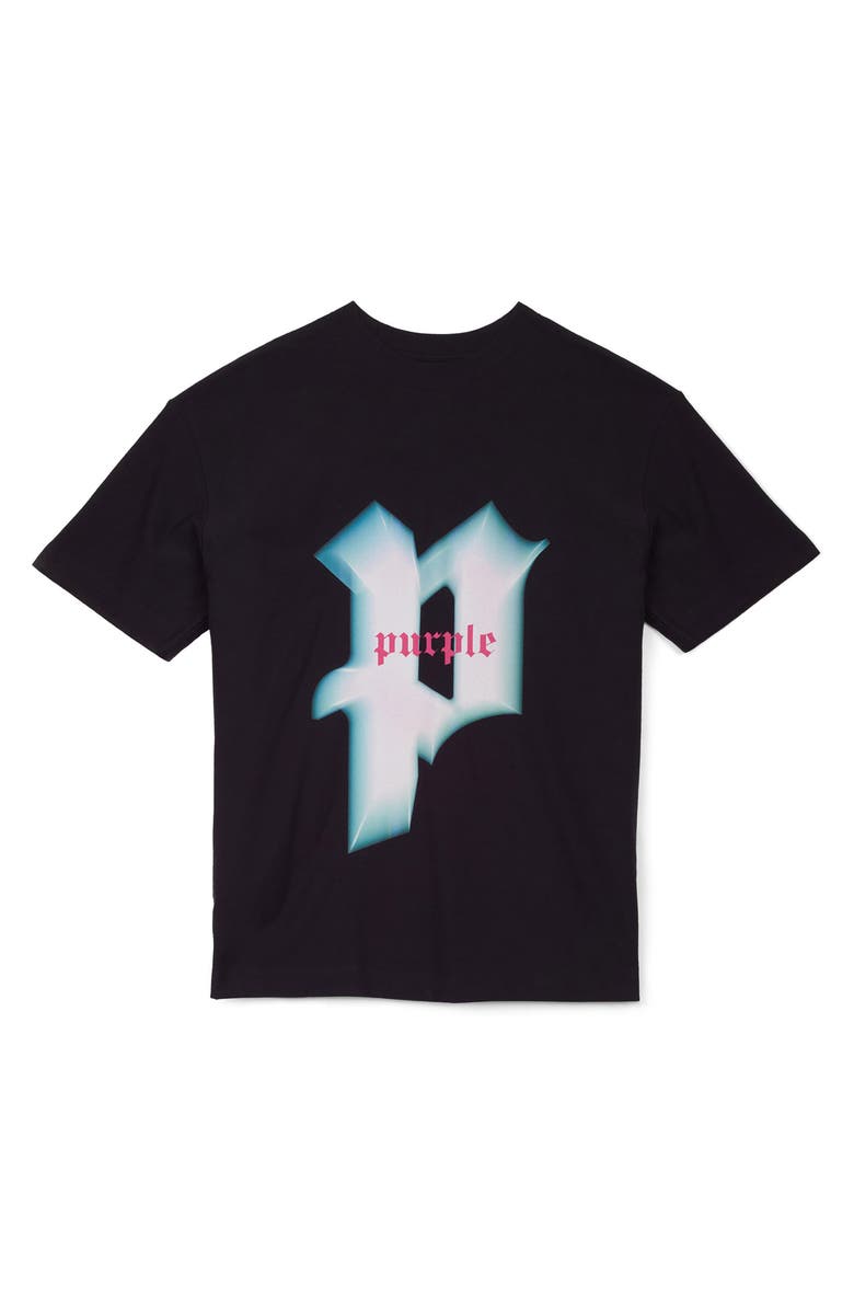 PURPLE BRAND PURPLE Zoom Logo Graphic Tee, Main, color, 