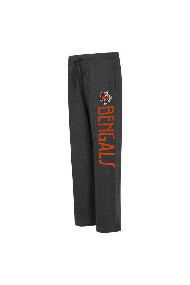Women's Concepts Sport Black/Orange Cincinnati Bengals Muscle Tank Top & Pants Lounge Set, Alternate, color, Black