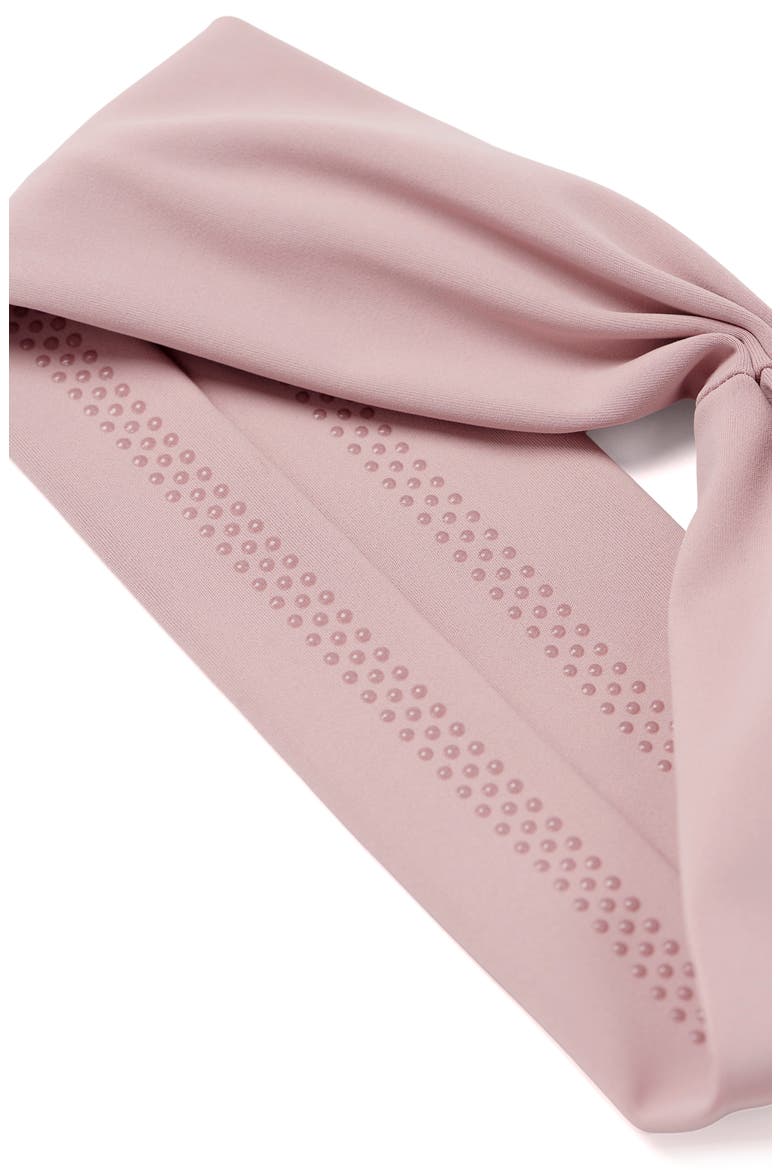 Lotus Pleated Headband, Alternate, color, PINK