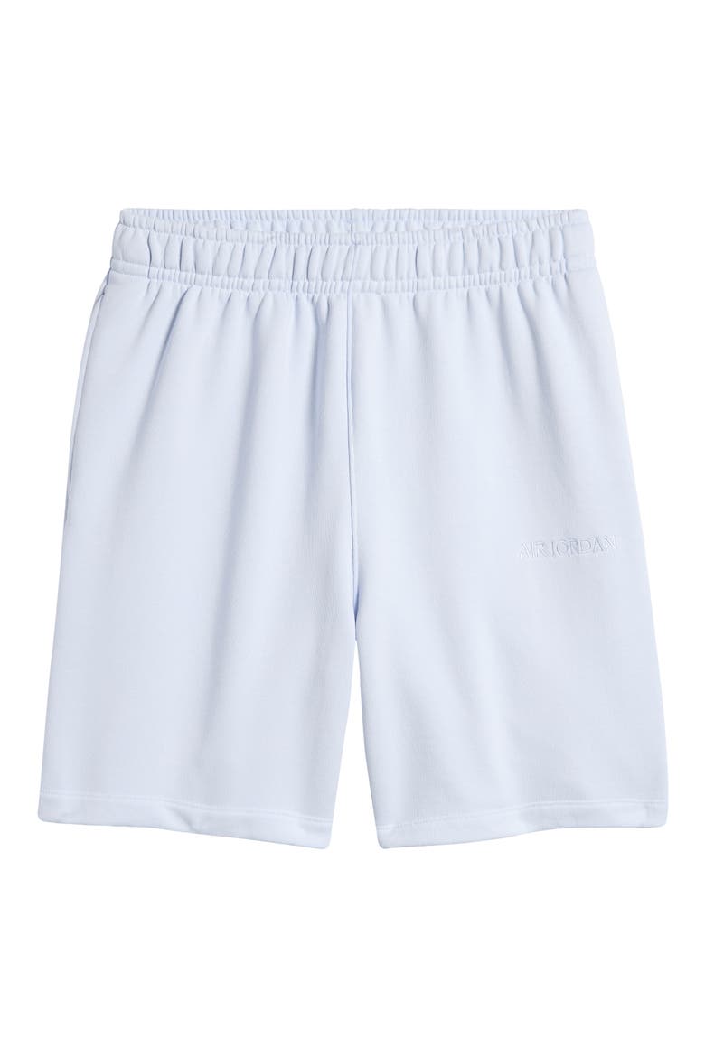 Wordmark Fleece Sweat Shorts, Alternate, color, FOOTBALL GREY