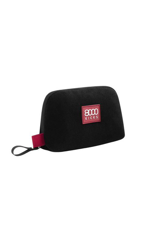 8000kicks Accessory & Tech Pouch In Black Hemp
