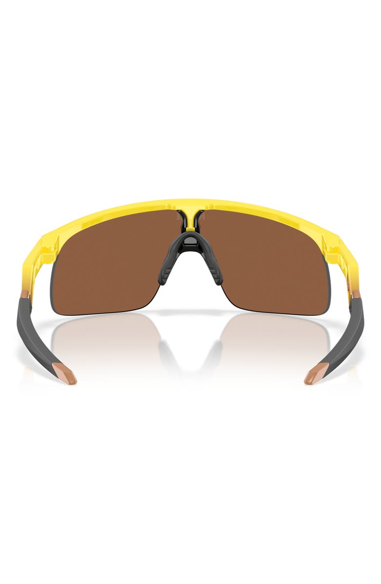 Oakley x Fortnite Hydra 123mm Rectangular Shield Sunglasses, Alternate, color, Yellow