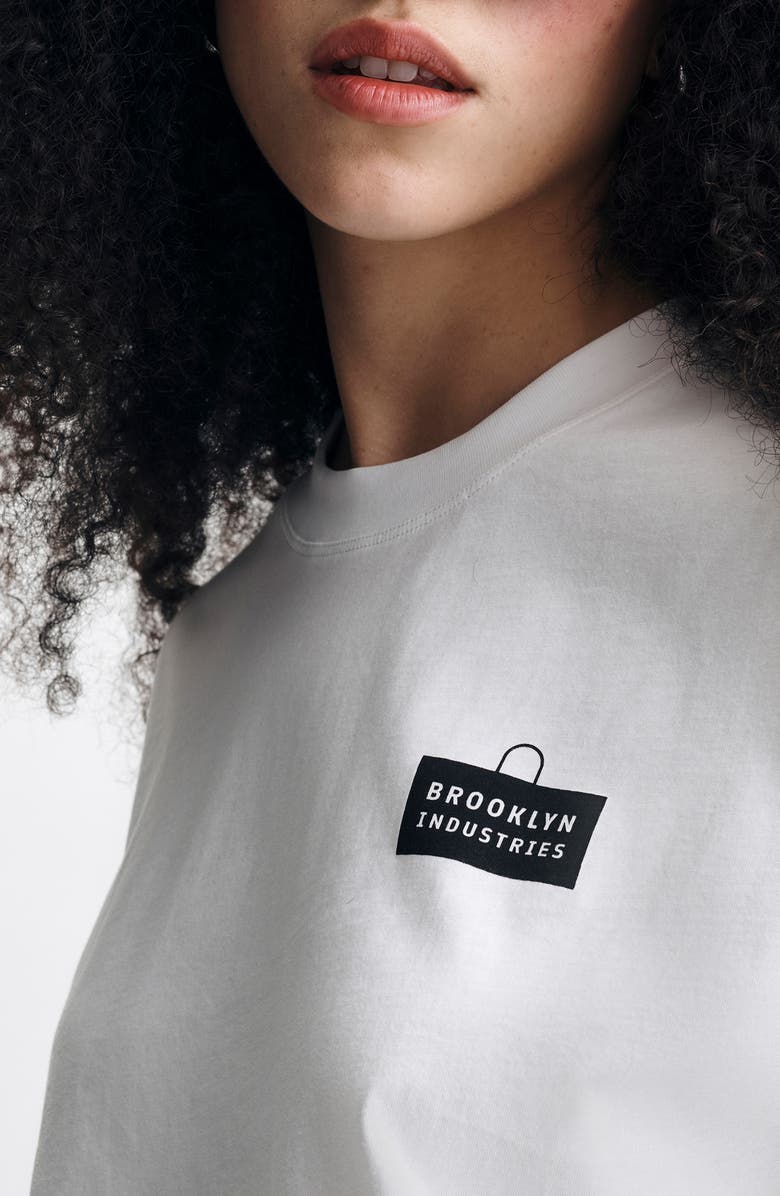 Brooklyn Industries Logo Cotton Graphic T-Shirt, Alternate, color, 