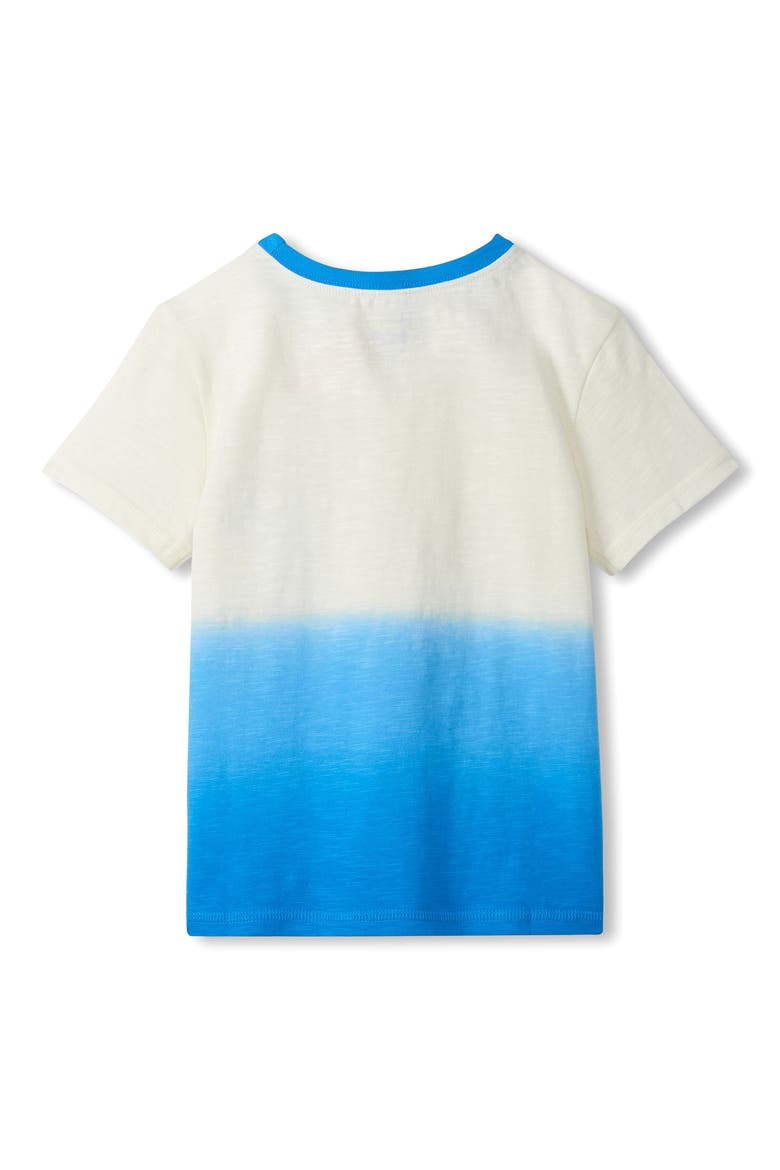 Kids' Octopus Dip Dye Cotton Graphic T-Shirt, Alternate, color, NATURAL