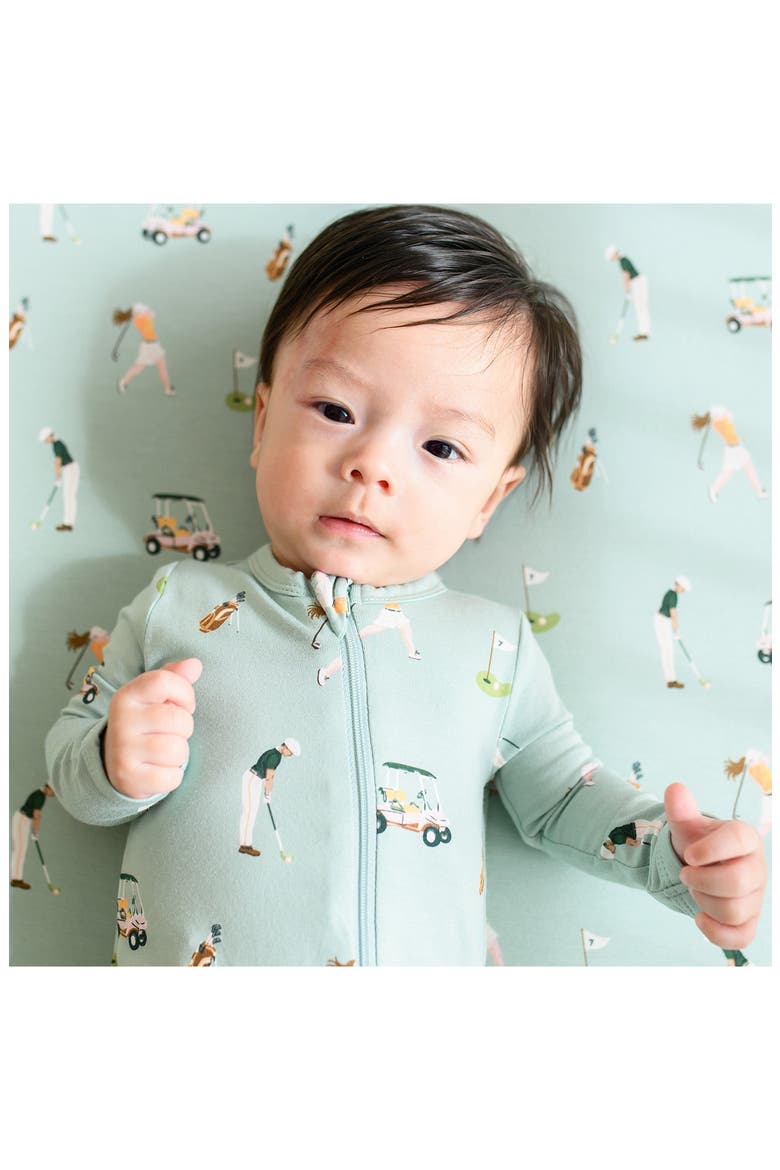 Two-Way Zip Romper, Alternate, color, GOLF