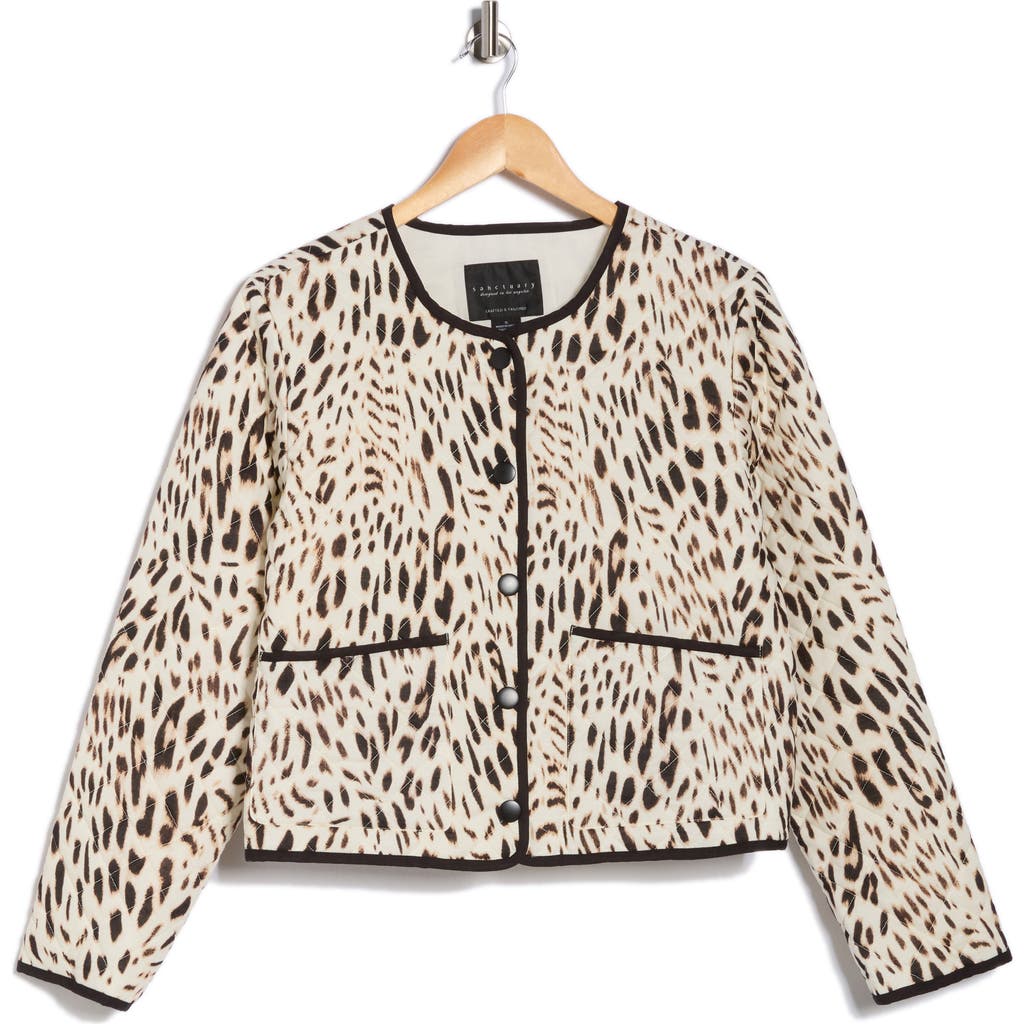 Sanctuary Floral Quilted Jacket