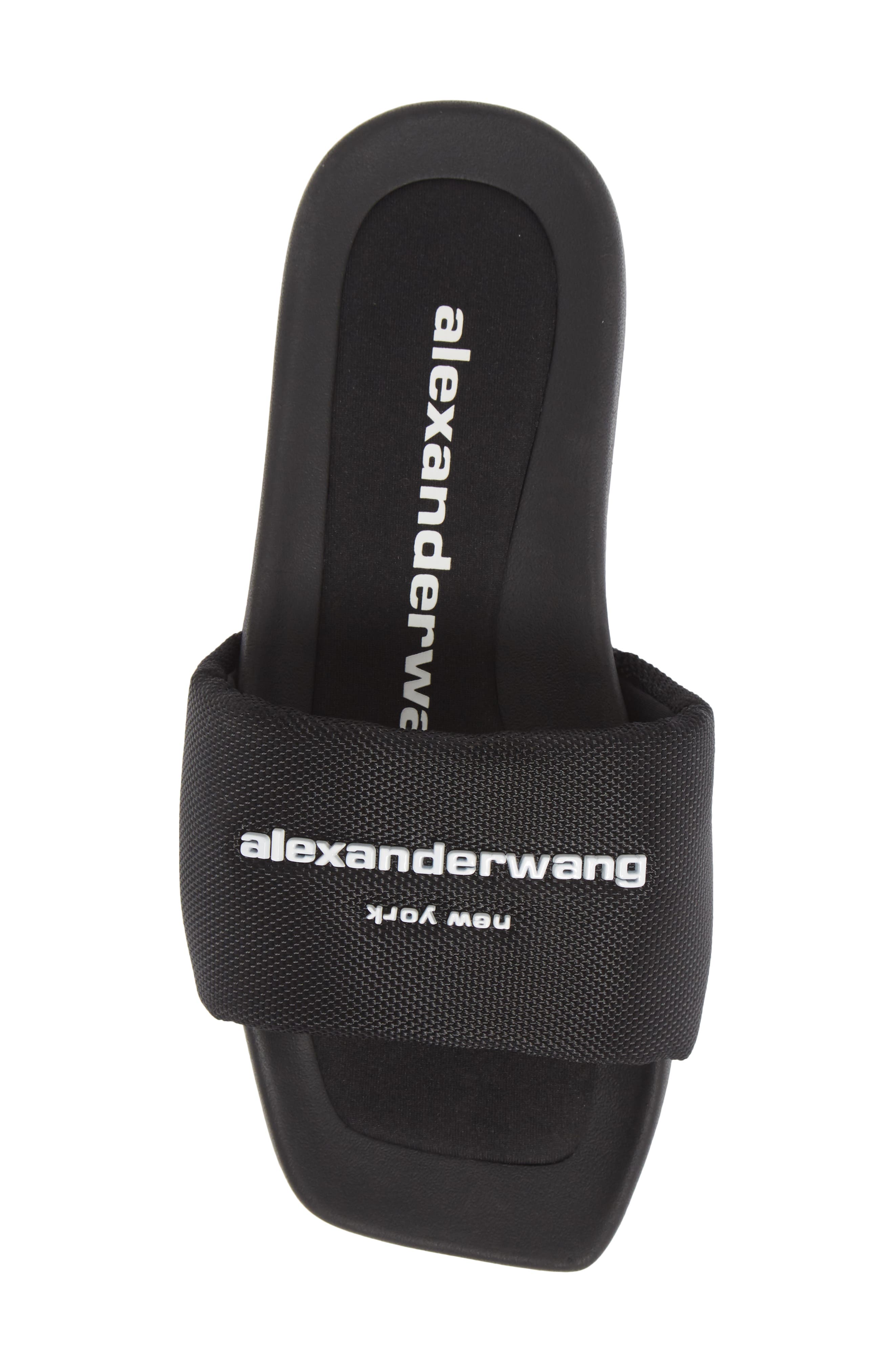 Alexander Wang Pool Slide, Alternate, color, Black