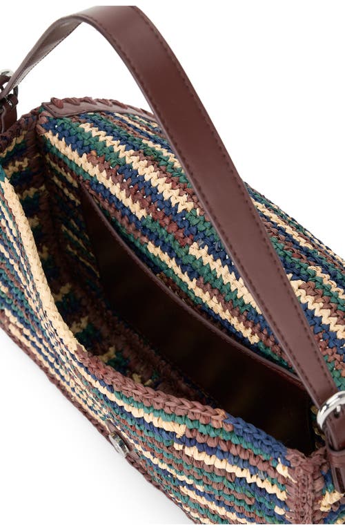 STAUD STAUD HARLOW RAFFIA SHOULDER BAG
