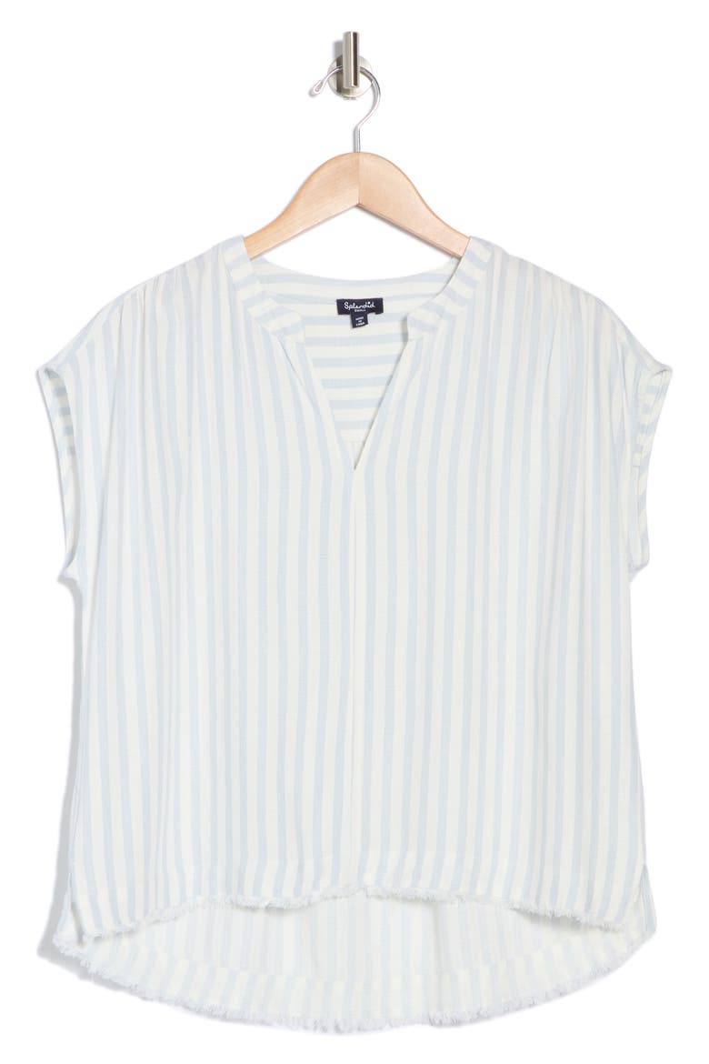 Layla Stripe Top, Alternate, color, CALYPSO STRIPE