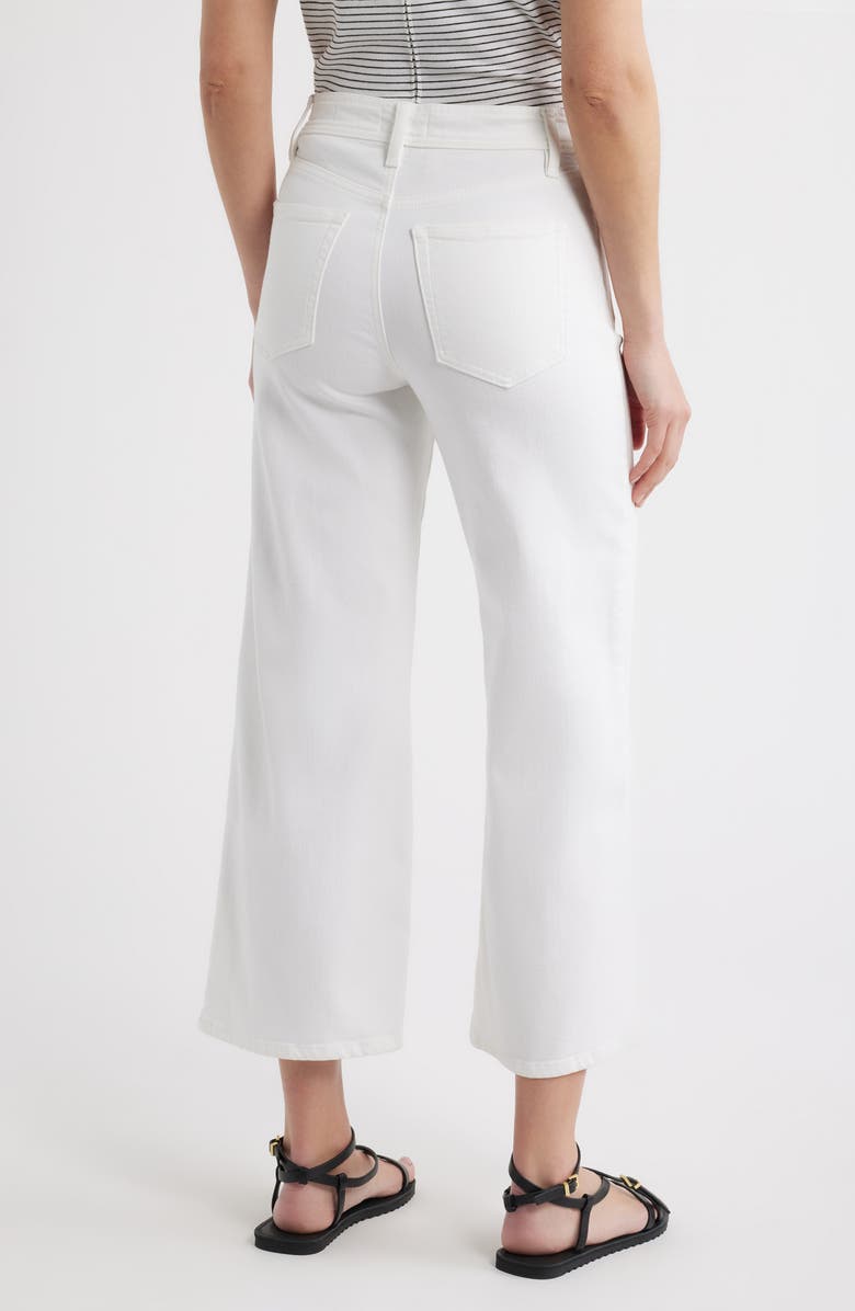FRAME Le Slim Palazzo Patch Pocket High Waist Ankle Wide Leg Jeans, Alternate, color, Au Natural Clean