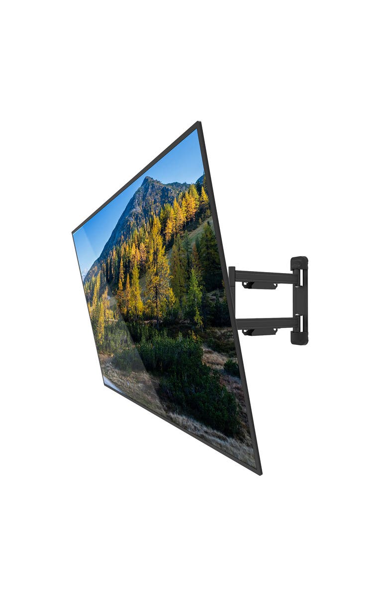 Kanto PS400SG Stainless Steel Full-Motion Single Stud Outdoor Mount for 30 to 70 Inch TVs, Alternate, color, Black