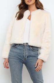 Petal & Pup Minnie Faux Fur Jacket