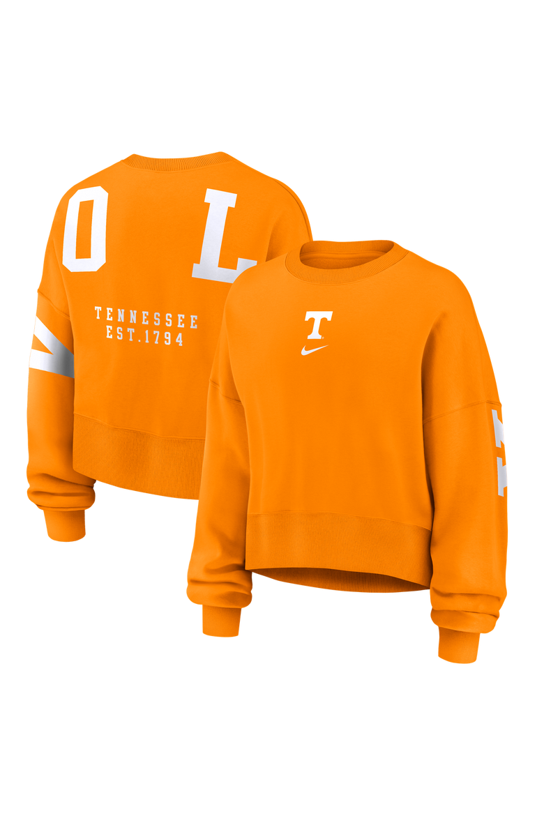 Women's Nike Tennessee Orange Tennessee Volunteers Oversized Phoenix Pullover Sweatshirt, Main, color, Tennessee Orange