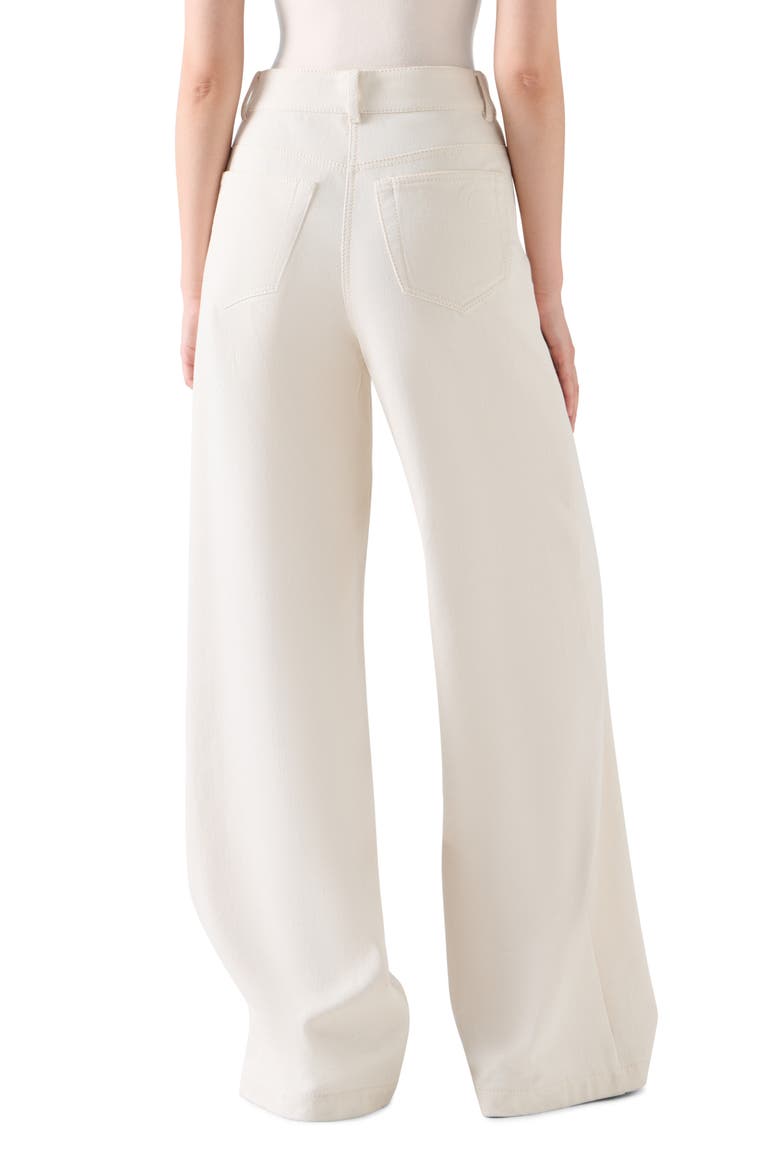 Cooper Washed Wide Leg Jeans, Alternate, color, IVORY