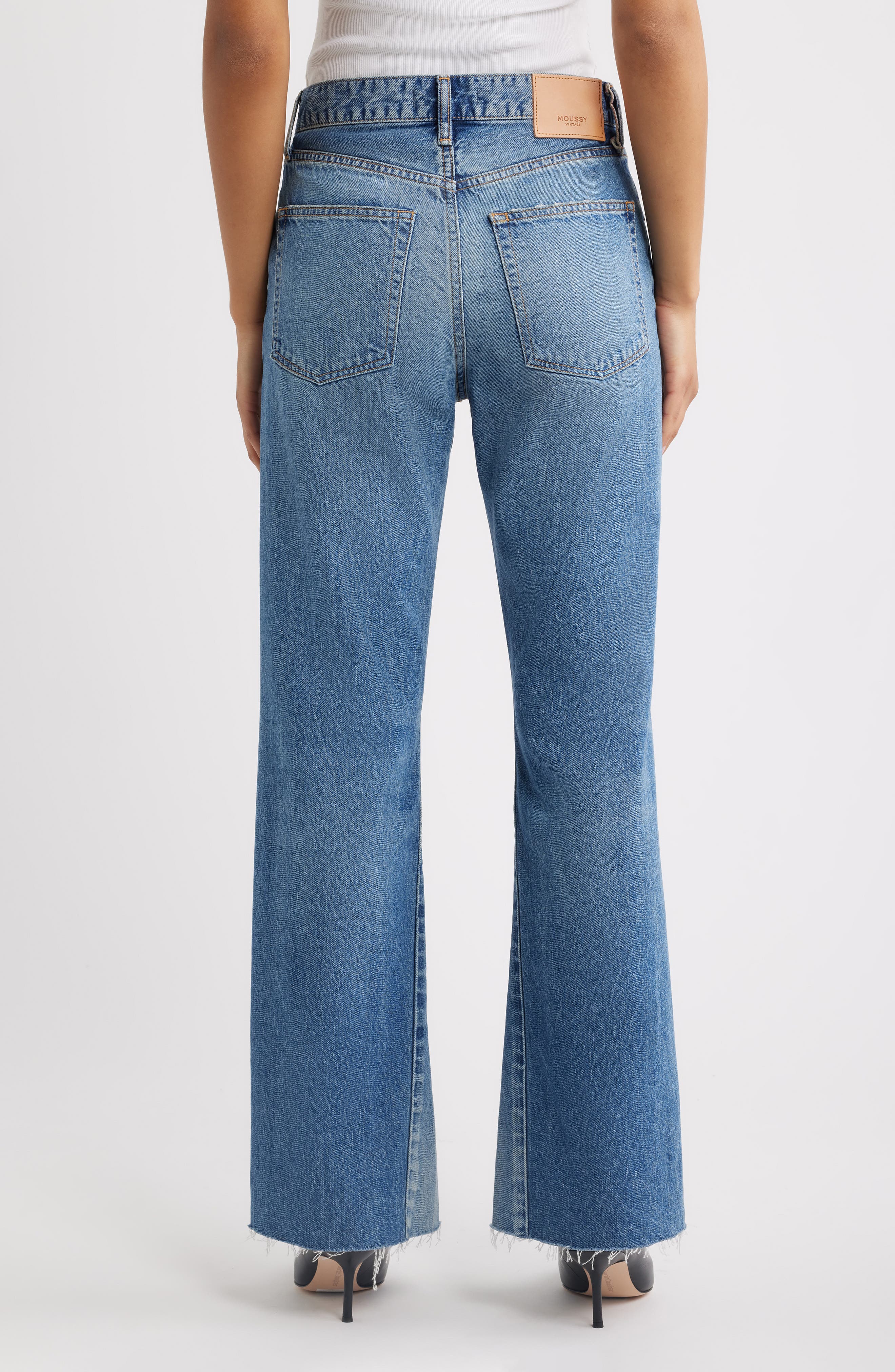 MOUSSY VINTAGE Remake Flare Jeans (Women) | Nordstrom