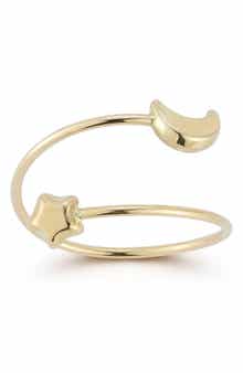 Ember Fine Jewelry 14K Gold Celestial Bypass Ring