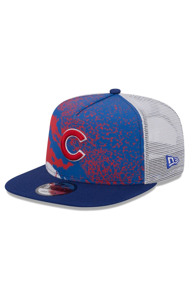 New Era Men's New Era Royal Chicago Cubs Court Sport 9FIFTY Snapback Hat, Main, color, Royal