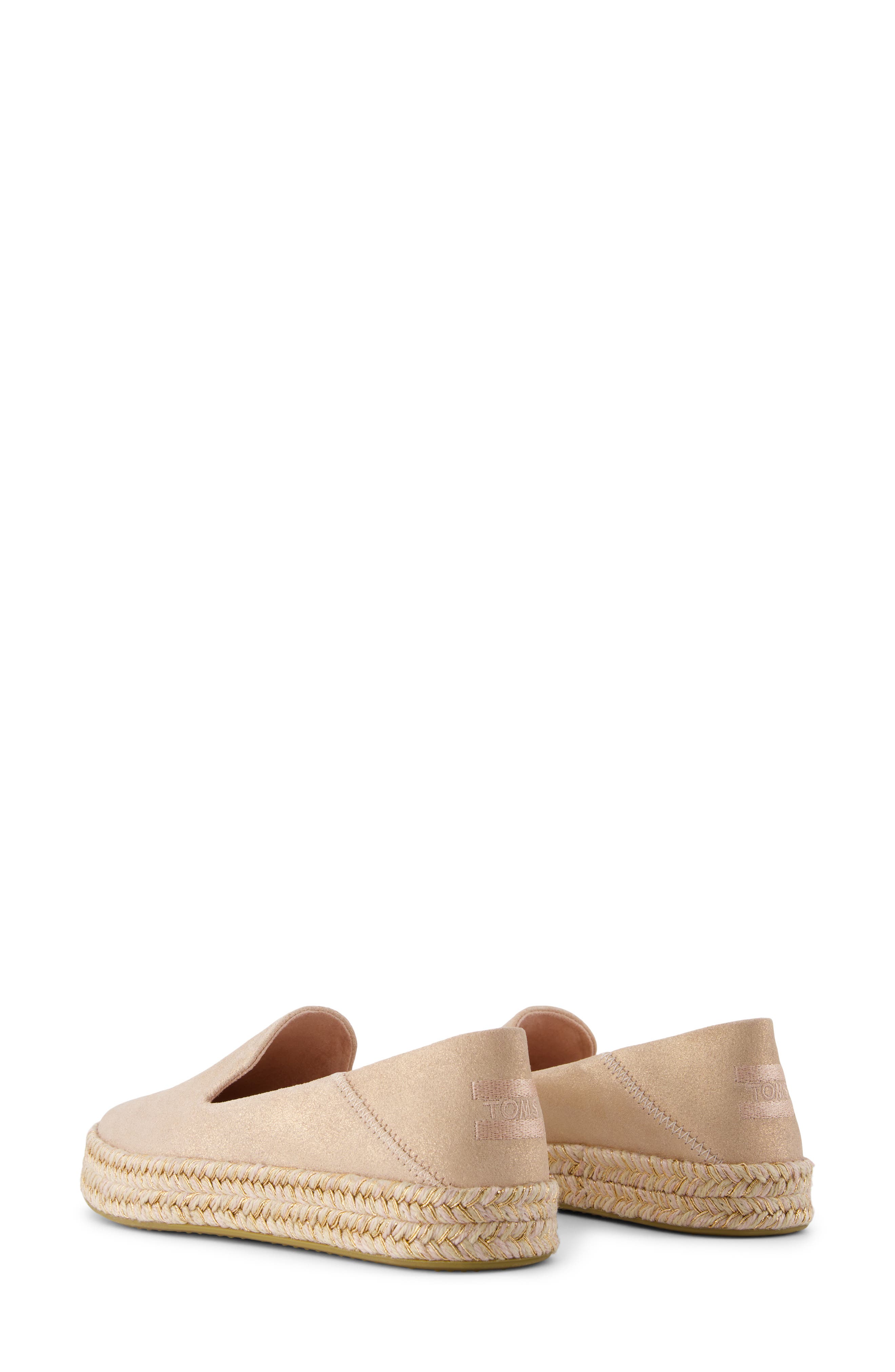 TOMS Caroln Slip-On Espadrille, Alternate, color, Pink