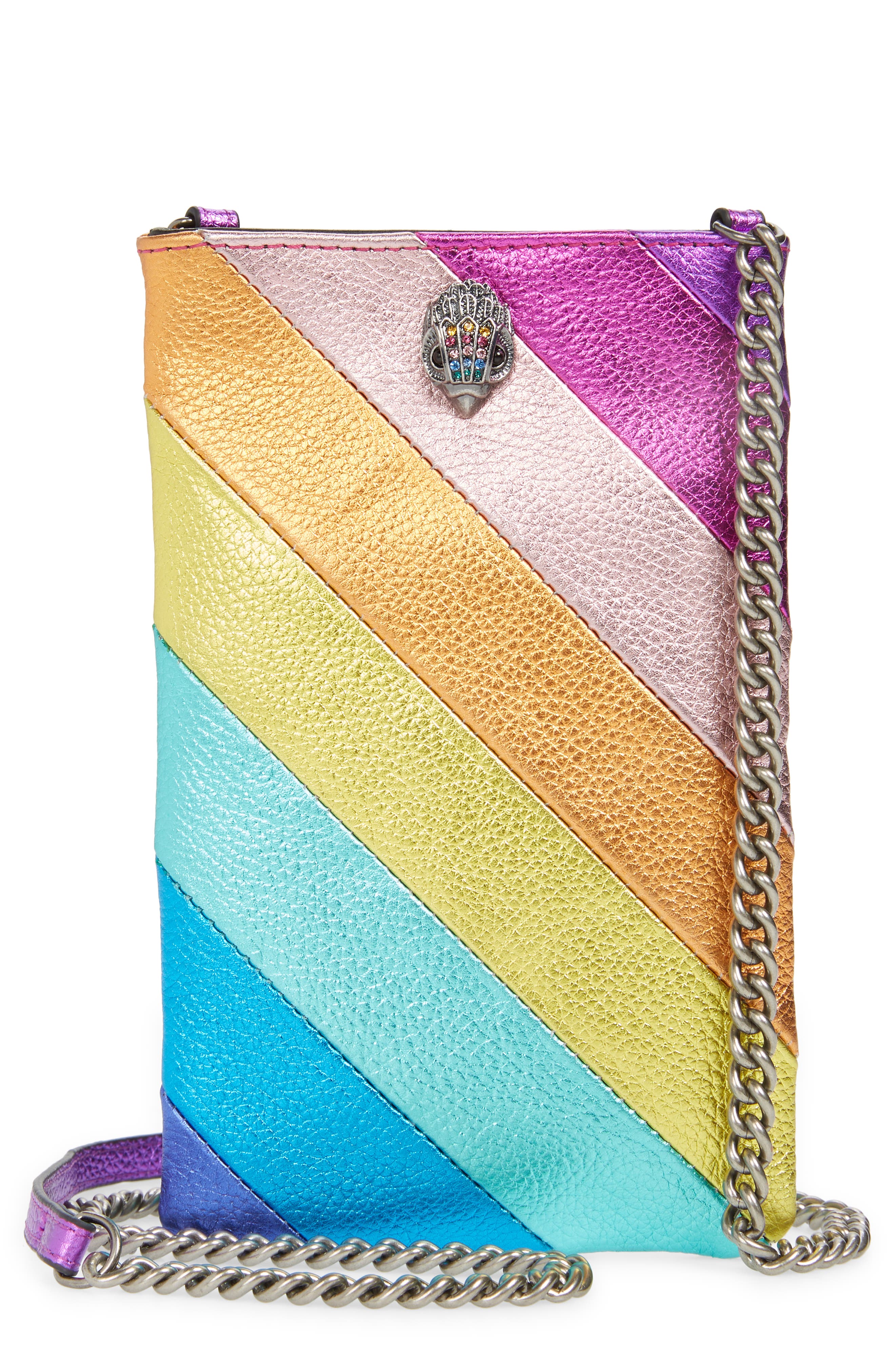 Rainbow Shop Kensington Phone Crossbody Bag, Main, color, PINK MULTI
