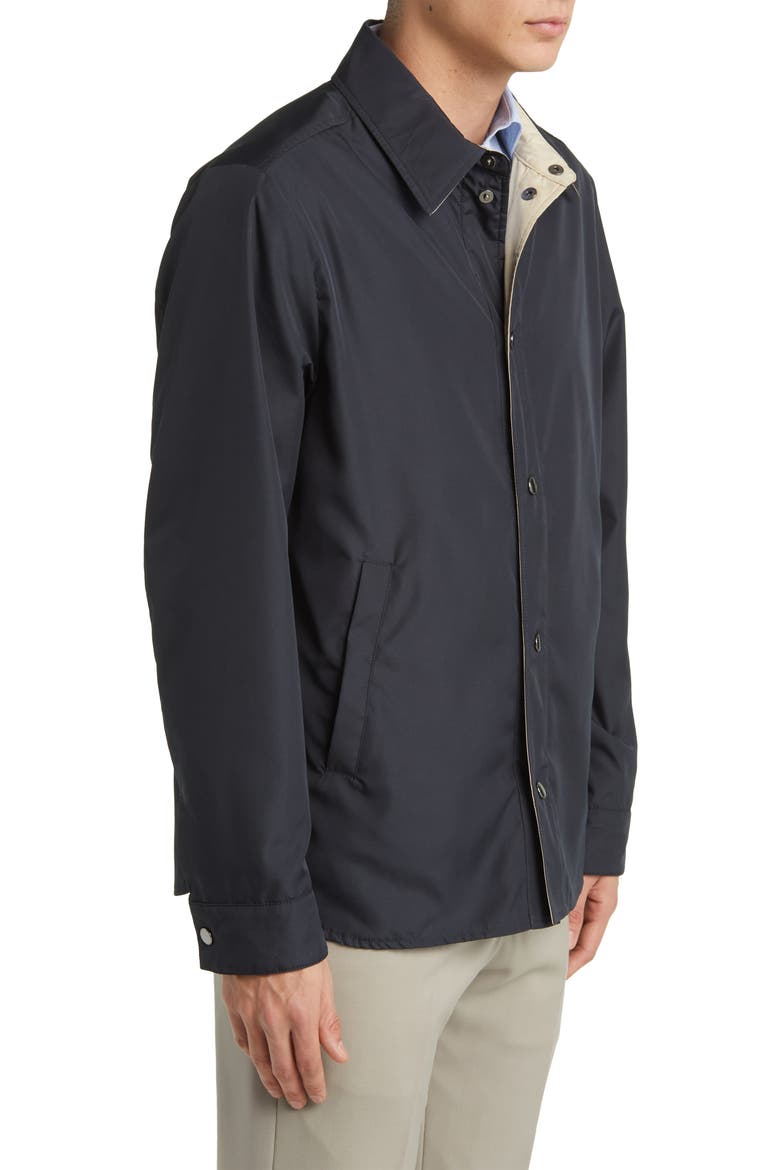 Reversible Snap Front Jacket, Alternate, color, NAVY