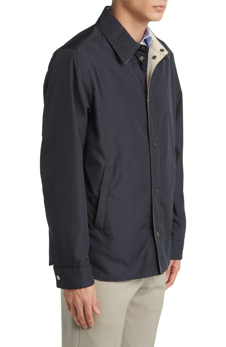 Canali Reversible Snap Front Jacket, Alternate, color, 