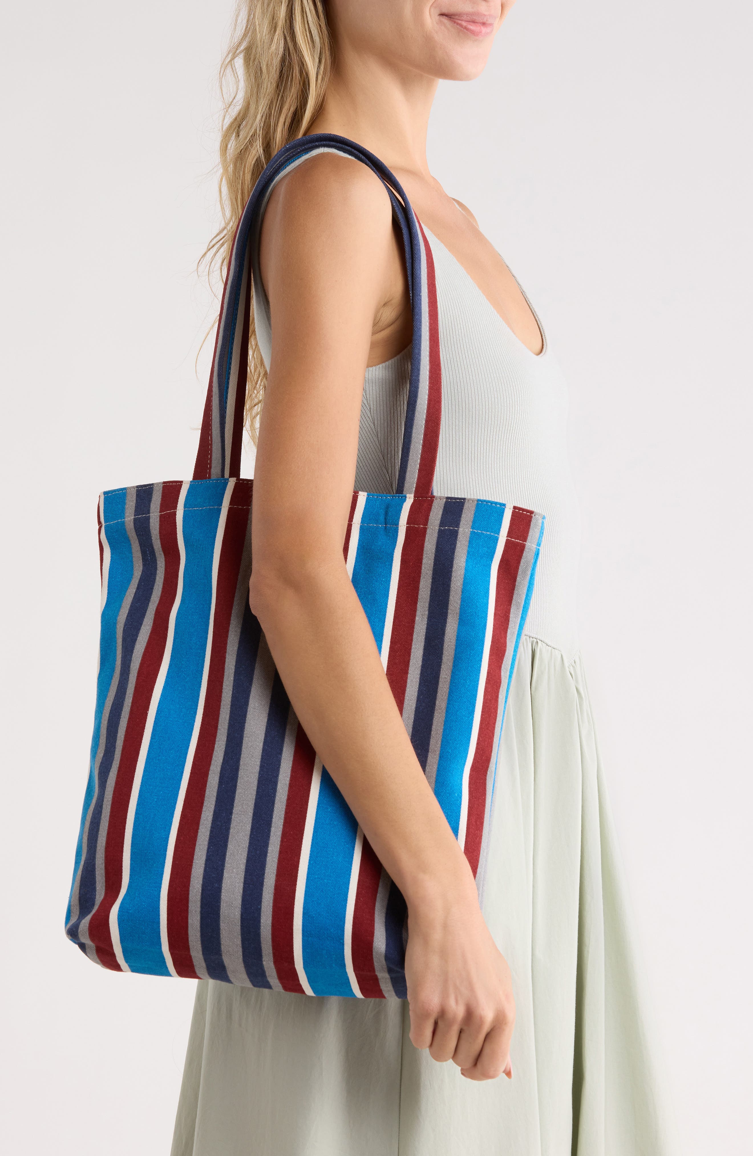 Eden Canvas Tote Bag, Alternate, color, ROYAL MULTI