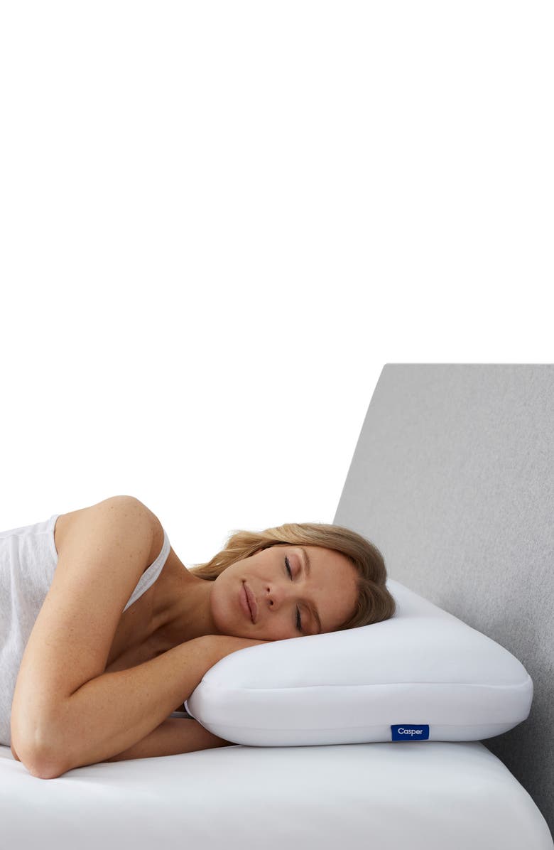 Casper Mid Loft Hybrid Pillow, Alternate, color,